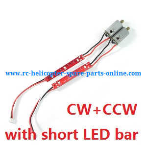 Cheerson CX-35 CX35 quadcopter spare parts todayrc toys listing CW + CCW motors with short LED bar