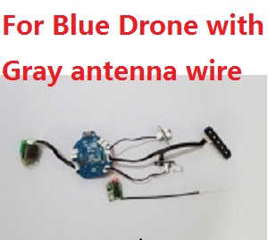 Cheerson CX-60 RC quadcopter spare parts todayrc toys listing WIFI module and PCB board with gray antenna wire for Blue drone