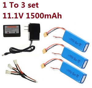 Cheerson CX-91 CX91 quadcopter spare parts todayrc toys listing 1 to 3 charger box set + 3* 11.1V 1500mAh battery
