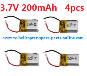 Cheerson CX-OF RC quadcopter spare parts todayrc toys listing 3.7V 200mAh battery 4pcs