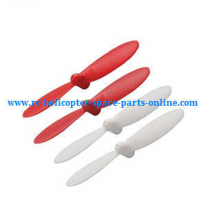Cheerson CX-OF RC quadcopter spare parts todayrc toys listing main blades (Red-White)