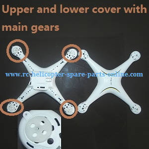 DM DM106 DM106S RC quadcopter spare parts todayrc toys listing upper and lower cover with main gears