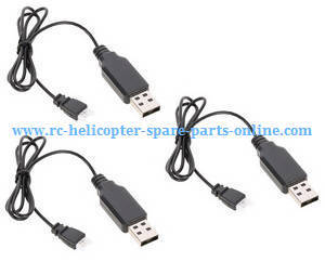 DM DM106 DM106S RC quadcopter spare parts todayrc toys listing USB charger wire 3pcs