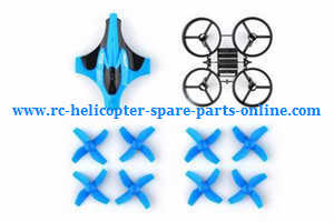 E010S E010C quadcopter spare parts todayrc toys listing main frame + upper cover + 2sets main blades
