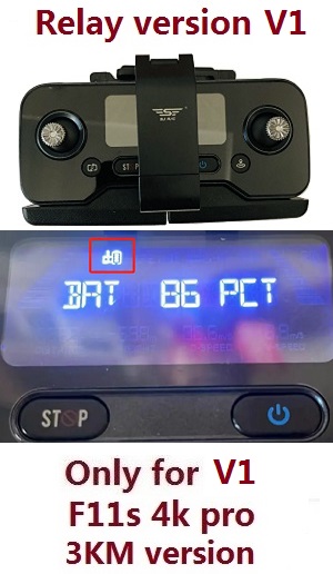SJRC F11, F11 PRO, F11 4K PRO, F11s PRO, F11s 4k PRO RC Drone spare parts todayrc toys listing transmitter (Only for F11s 4K Pro) 3KM Relay version V1 - Click Image to Close