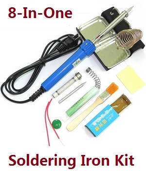 SJRC F11, F11 PRO, F11 4K PRO, F11s PRO, F11s 4k PRO RC Drone spare parts todayrc toys listing 8-In-1 60W soldering iron set - Click Image to Close