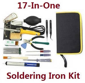 SJRC F11, F11 PRO, F11 4K PRO, F11s PRO, F11s 4k PRO RC Drone spare parts todayrc toys listing 17-In-1 60W soldering iron set - Click Image to Close
