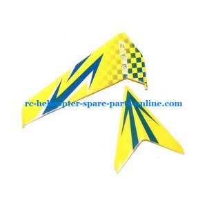 DFD F162 helicopter spare parts todayrc toys listing tail decorative set yellow color