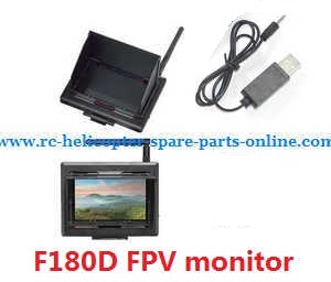 DFD F180 F180D F180C quadcopter spare parts todayrc toys listing 5.8G FPV Monitor set