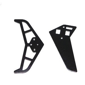 MJX F29 F629 RC helicopter spare parts todayrc toys listing tail decorative set (black)
