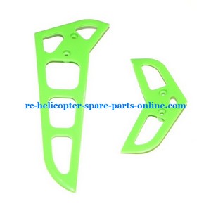 MJX F45 F645 helicopter spare parts todayrc toys listing tail decorative set green