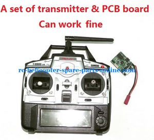 MJX F45 F645 helicopter spare parts todayrc toys listing transmitter + PCB BOARD (set)
