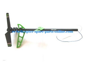 MJX F45 F645 helicopter spare parts todayrc toys listing tail set green color
