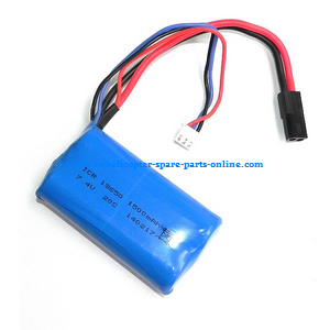 MJX F49 F649 RC helicopter spare parts todayrc toys listing battery 7.4V 1500mAh V1 plug