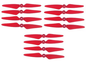 SJRC F7 F7S 4K Pro RC Drone spare parts todayrc toys listing main blades Red 3sets