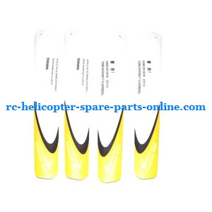 FQ777-505 helicopter spare parts todayrc toys listing main blades (Yellow)