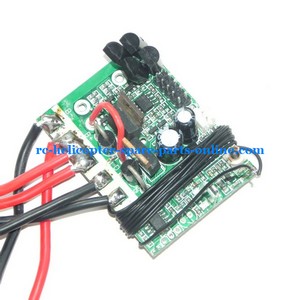 FQ777-603 helicopter spare parts todayrc toys listing PCB board frequency: 27Mhz