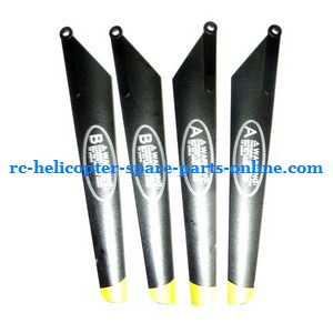 FQ777-777D FQ777-777 RC helicopter spare parts todayrc toys listing main blades (Golden)