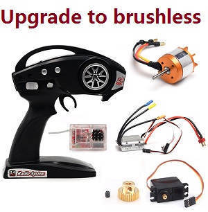 Feiyue FY01 FY02 FY03 FY03H FY04 FY05 RC truck car spare parts todayrc toys listing upgrade to brushless motor set with transmitter