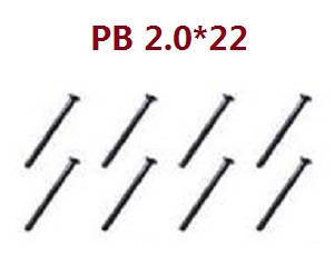 Feiyue FY01 FY02 FY03 FY03H FY04 FY05 RC truck car spare parts todayrc toys listing screws PB 2.0*22 8pcs