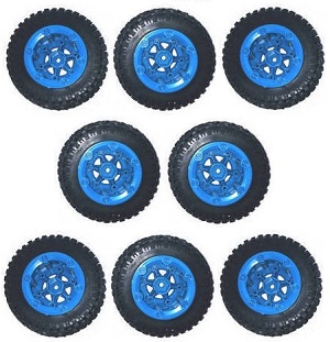 *** Special *** Feiyue FY01 FY02 FY03 FY03H FY04 FY05 RC truck car spare parts todayrc toys listing tires 8pcs Blue