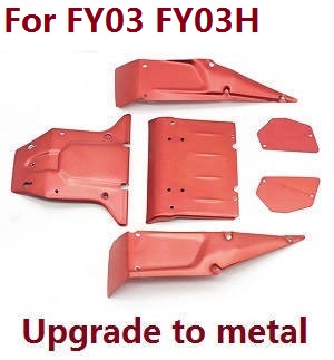 Feiyue FY01 FY02 FY03 FY03H FY04 FY05 RC truck car spare parts todayrc toys listing car shell for FY03 FY03H (Upgade to metal Red)