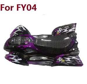 Feiyue FY01 FY02 FY03 FY03H FY04 FY05 RC truck car spare parts todayrc toys listing car shell for FY04 (Purple)