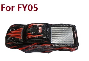 Feiyue FY01 FY02 FY03 FY03H FY04 FY05 RC truck car spare parts todayrc toys listing car shell for FY05 (Red)