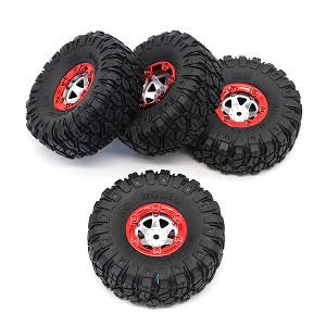 Feiyue FY06 FY07 RC truck car spare parts todayrc toys listing tire 4pcs (Red)