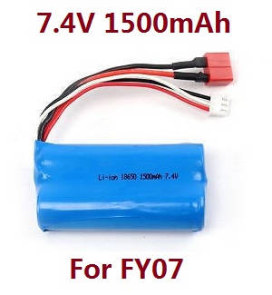 Feiyue FY06 FY07 RC truck car spare parts todayrc toys listing 7.4V 1500mAh battery For FY07
