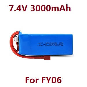 Feiyue FY06 FY07 RC truck car spare parts todayrc toys listing 7.4V 3000mAh battery (For FY06)
