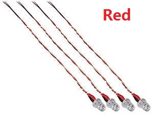H107L Hubsan X4 RC Quadcopter spare parts todayrc toys listing LED lights (Red 4pcs)