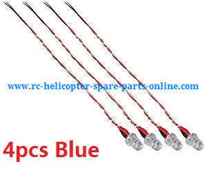 H107P Hubsan X4 Plus RC Quadcopter spare parts todayrc toys listing LED lamp (4pcs Blue)