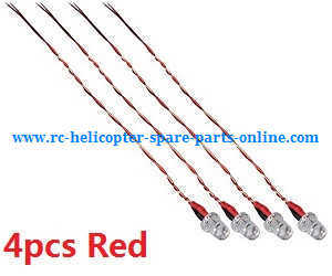 H107P Hubsan X4 Plus RC Quadcopter spare parts todayrc toys listing LED lamp (4pcs Red)