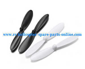 H107P Hubsan X4 Plus RC Quadcopter spare parts todayrc toys listing main blades (Black-White)