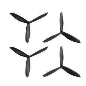 Hubsan H109 RC Quadcopter spare parts todayrc toys listing upgrade 3-leaf main blades (Black)