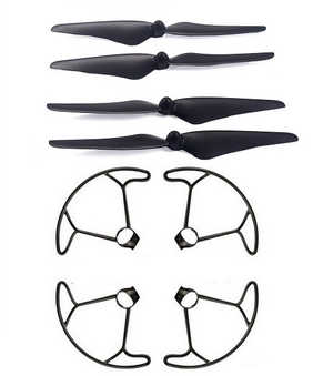 Hubsan H109S X4 Pro RC Quadcopter spare parts todayrc toys listing main blades + protection frame set