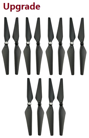 Hubsan H109S X4 Pro RC Drone spare parts todayrc toys listing upgrade main blades (Black) 3sets