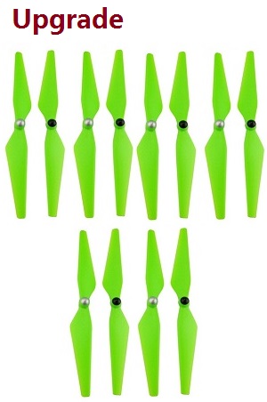 Hubsan H109S X4 Pro RC Drone spare parts todayrc toys listing upgrade main blades (Green) 3sets