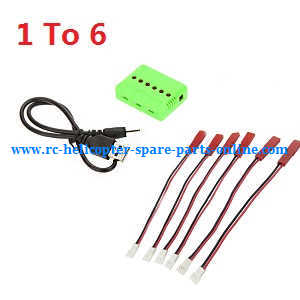 JJRC H11 H11C H11D H11WH RC quadcopter spare parts todayrc toys listing 1 to 6 charger box and connect plug wire