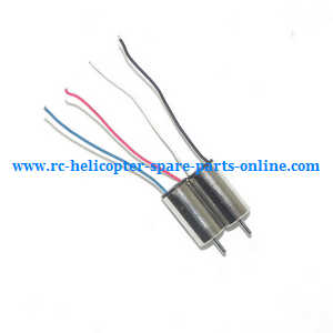 JJRC H20 quadcopter spare parts todayrc toys listing motor (Black-Red wire + Red-Blue wire)