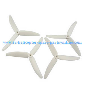 Hubsan H216A RC Quadcopter spare parts todayrc toys listing upgrade 3-leaf main blades (White)