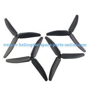 Hubsan H216A RC Quadcopter spare parts todayrc toys listing upgrade 3-leaf main blades (Black)