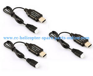 Hubsan H216A RC Quadcopter spare parts todayrc toys listing USB charger cable 7.4V 3pcs