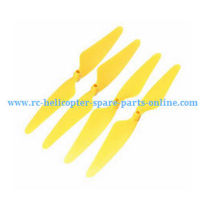 Hubsan H216A RC Quadcopter spare parts todayrc toys listing main blades (Yellow)
