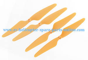 Hubsan H216A RC Quadcopter spare parts todayrc toys listing main blades (Orange)