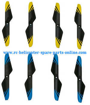 JJRC H23 RC quadcopter spare parts todayrc toys listing main blades (Yellow + Blue)