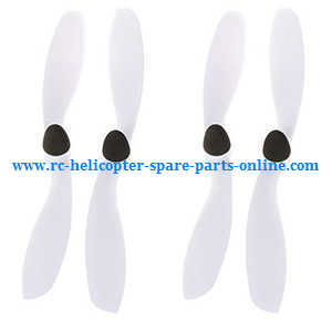 JJRC H26 H26C H26W H26D H26WH quadcopter spare parts todayrc toys listing main blades (White)