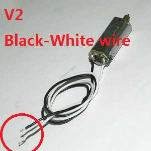 JJRC H26 H26C H26W H26D H26WH quadcopter spare parts todayrc toys listing main motor (V2 Black-White wire with plug)