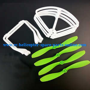 JJRC H28 H28C H28W H28WH quadcopter spare parts todayrc toys listing undercarriage + main blades + protection frame set